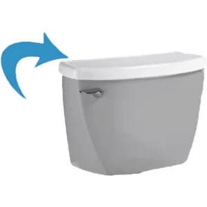 American Standard 735154-400.020 American Standard 7351.54-400.020 Yorkville Right Height Tank cover, White