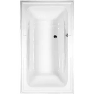 American Standard 2742.002.020 American Standard Town Square Drop-In Bathtub, Less Drain, White - 2742.002.020