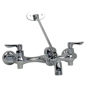 American Standard 8354.112.002 American Standard 8354.112.002 Wall Mount Service Sink Faucet, Chrome
