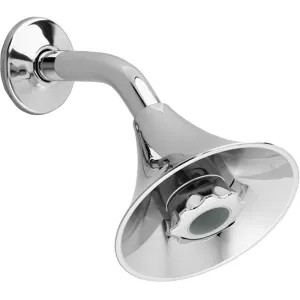 American Standard 1660.715.002 American Standard FloWise Styled Water Saving Showerhead, 1.5 GPM, Fixed Wall-Mount, WaterSense Certified, Round, Chrome - 1660.715.002