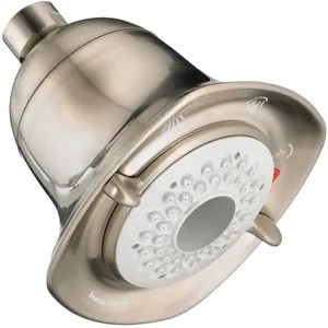 American Standard 1660.813.295 American Standard FloWise Square Three-Spray Function Showerhead, 2.0 GPM, WaterSense Certified, CEC Certified, Satin Nickel - 1660.813.295