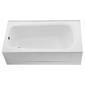 American Standard 2461.002.020 American Standard Cambridge Alcove Bathtub, Less Drain, Right Hand, Rectangular, White - 2461.002.020