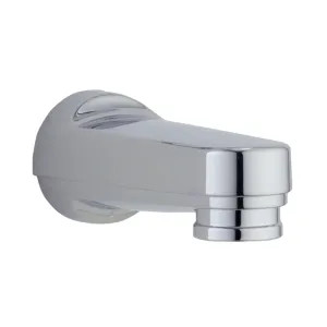 Delta RP5836 Delta Monitor Chrome Tub Spout with Pull-Down Diverter, 5-1/4in Spout Reach, Wall-Mount Single Hole Installation, Brass Construction - RP5836
