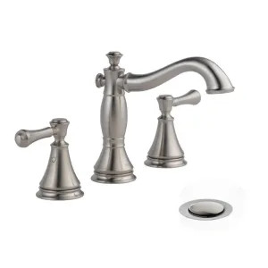 Delta 3597LF-SSMPU Delta Cassidy Hook Spout Stainless Lavatory Faucet for 6