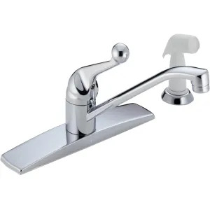 Delta TP440-TP Delta Single Handle Kitchen Faucet, Chrome - TP440-TP