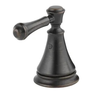 Delta H297RB Delta Cassidy 2-7/8in Venetian Bronze Metal Lever Handle Set for Bidets and Deck Mount Bathroom Sinks, ADA-Compliant - H297RB