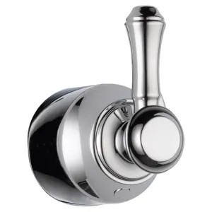 Delta H597 Delta Cassidy 2-1/2in Chrome Metal Lever Handle Kit with Set Screw for Transfer Valve, ADA-Compliant - H597