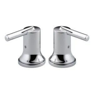 Delta H659 Delta Trinsic Chrome Metal Lever Handle Set for T2758 Roman Tub Faucet Trim - H659