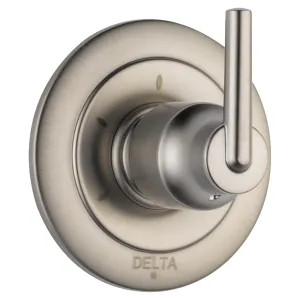 Delta T11859-SS Delta Trinsic Single-Handle 3-Function Diverter Valve Trim, Lever Handle, 2-Port, Stainless Steel - T11859-SS