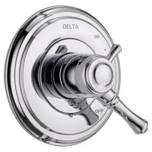 Delta T17097 Delta Cassidy Monitor 17 Series Two-Handle Valve Trim, Lever Handles, Polished Chrome - T17097