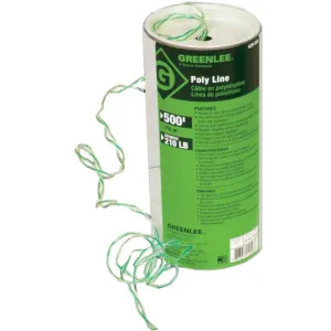 Greenlee 430-500 Greenlee 430-500 Spiral Wrap Tracer Poly Twine Dispenser, 210 lb, Plastic, Green