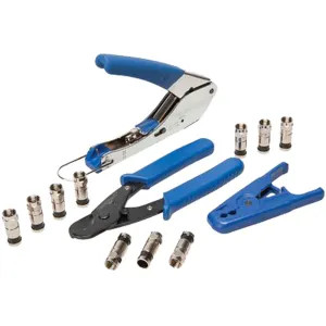 Tempo PA70018 Greenlee PA70018 DataShark CATV F Compression Tool Kit