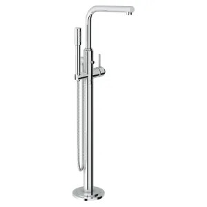 Grohe 32135002 Grohe Atrio Single-Handle Freestanding Tub Filler with Hand Shower, 1-Hole, SilkMove, Lever Handle, Chrome - 32135002