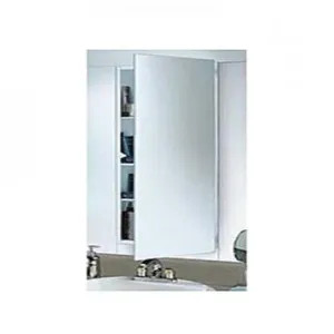 Jensen 664 Jensen Illusion White 12in Width x 34-1/4in Height Recess Mount Medicine Cabinet with Mirror - 664