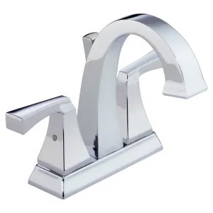 Delta 2551-MPU-DST Delta Dryden Two-Handle Centerset Bathroom Faucet with Metal Pop-Up, DIAMOND Seal, Lever Handles, 1.2 GPM, Chrome - 2551-MPU-DST