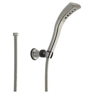 Delta 55421-SS Delta Universal Showering H2Okinetic Single-Setting Wall Mount Hand Shower, 1.75 GPM, Stainless - 55421-SS