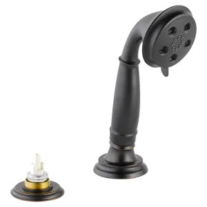 Delta RP72767RBLHP Delta Cassidy Roman Tub Deck Mount Hand Shower with Ledge or Wall-Mount Transfer Valve, 1.75 GPM, 80 PSI, WaterSense, Venetian Bronze - RP72767RBLHP
