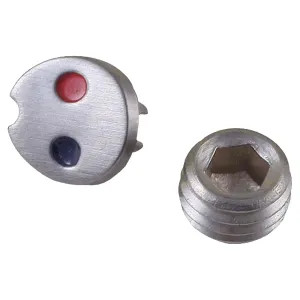 Delta RP50585AR Delta RP50585AR Arctic Stainless Set Screw and Button Assembly - Part