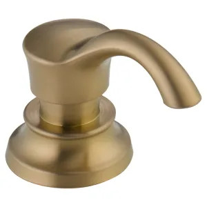 Delta RP71543CZ Delta Cassidy Champagne Bronze Soap/Lotion Dispenser with Refill Funnel, 13oz Capacity, 2-1/2in Deck Thickness - RP71543CZ
