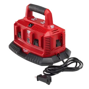 Milwaukee 48-59-1806 Milwaukee 48-59-1806 M18 Battery Chargers, 6 Bay, 18 Volt