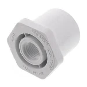 Commodity  PVC Bushing, 1-inch x 1/4-inch Slip x Thread, Schedule 40, PVCB114ST
