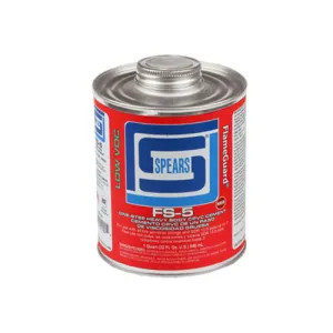 Commodity  SPEARS FS-5 QUART CPVC ONE STEP FIRE SPRINKLER GLUE