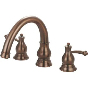 Pioneer 4BL610T-ORB Pioneer Bellaire Two Handles Oil Rubbed Bronze Roman Tub Faucet Trim Set, Metal Lever Handles, Rigid Spout, ADA - 4BL610T-ORB