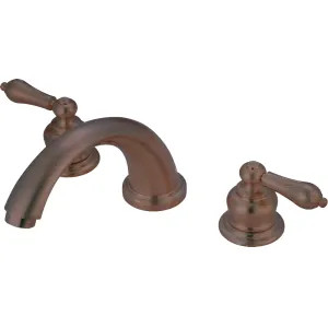 Pioneer 4BR700-ORB Pioneer Brentwood Two-Handle Deck Mounted Oil Rubbed Bronze Roman Tub Faucet Trim Set with Rough-In, C Spout, Metal Lever Handles, ADA - 4BR700-ORB