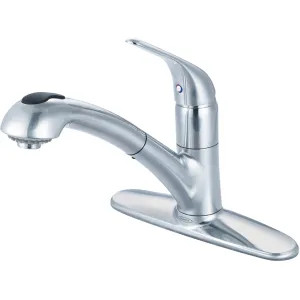 Pioneer 2LG220-SS Pioneer Legacy Single Handle Pull-Out Kitchen Faucet, Stainless Steel - 2LG220-SS