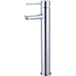 Pioneer 3MT178 Pioneer Motegi Single-Hole Vessel Bathroom Faucet, Straight Spout, Single-Handle, 1.2 GPM, Metal Lever Handle, ADA, Chrome - 3MT178