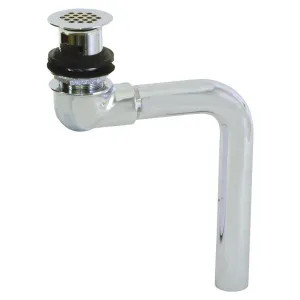 Commodity  Offset Lavatory Drain w/ Grid Strainer