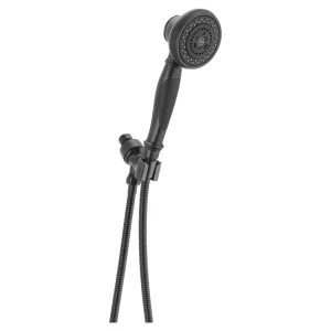 Delta 54613-RB Delta Premium Three-Setting Touch-Clean Handheld Shower with Shower Mount and 60in to 82in Stretchable Metal Hose, 1.75 GPM, Venetian Bronze - 54613-RB