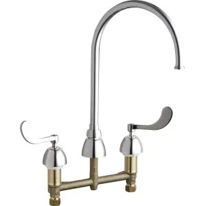 Chicago Faucet 786-GN8FCABCP Chicago Faucets 786-GN8FCABCP Concealed Hot and Cold Sink Faucet