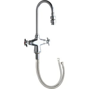 Chicago Faucet 929-E22CP Chicago Faucets 929-E22CP Hot and Cold Water Mixing Faucet
