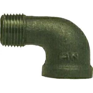 Commodity Black Iron Street Elbow, 3/8
