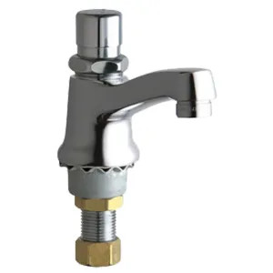 Chicago Faucet 333-E12VPPSHABCP Chicago Faucets 333-E12VPPSHABCP Single Supply Metering Sink Faucet