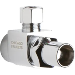 Chicago Faucet STC-21-00-AB Chicago Faucets STC-21-00-AB Angle Stop Compression Valve with Loose Key Handle