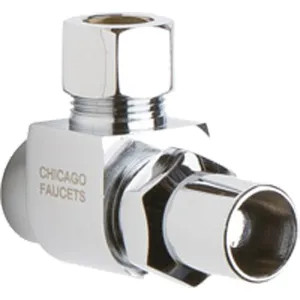 Chicago Faucet STC-42-00-AB Chicago Faucets STC-42-00-AB Angle Stop Compression Valve with Loose Key Handle
