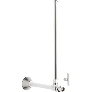 Chicago Faucet STC-52-12-PR-AB CHICAGO STC-52-12-PR-AB ANGLE STOP COMPRESSION VALVE WITH SUPPLY TUBE AND LOOSE KEY HANDLE -