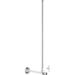 Chicago Faucet STC-52-13-PR-AB CHICAGO STC-52-13-PR-AB ANGLE STOP COMPRESSION VALVE WITH SUPPLY HOSE AND LOOSE KEY HANDLE -