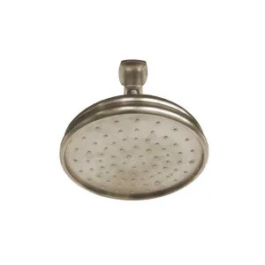 Kohler 13692-BV Kohler Traditional Round 8in Single-Spray Function Rainhead Showerhead, MasterClean Sprayface, Katalyst Technology, Brushed Bronze - K-13692-BV 