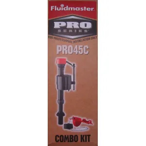 Fluidmaster PRO45C Fluidmaster PRO45C Fill Valve with PRO55 Adjustable Flapper
