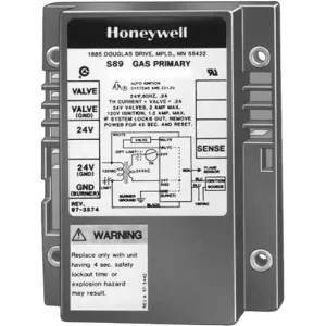 Honeywell S89F1106 Honeywell S89F1106 Two-Rod Direct Spark Ignition Control 
