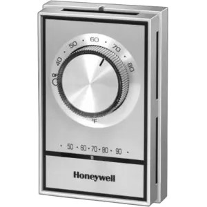 Honeywell T498B1512 Honeywell 1 Heat Electric Heat Thermostat, Brush Gold Finish - T498B1512