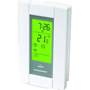 Honeywell TH115-A-024T Honeywell 24V, Hardwired and Large Display Vertical Heating Thermostat with External Electromechanical Relay Switch, White - TH115-A-024T