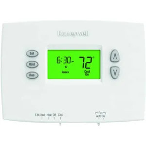 Honeywell TH2110DH1002 Honeywell PRO 2000, 1 Heat/1 Cool, 24V, 750mV, Horizontal Programmable 5-2 Day Thermostats - TH2110DH1002