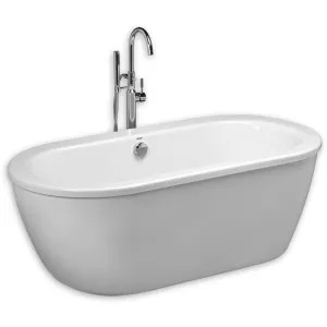 American Standard 27640.14M202.011 American Standard 2764.014M202.011 Cadet Freestanding Tub w/ Tub Filler - Arctic, Chrome