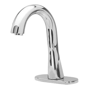 Toto TEL5LG10R#CP TOTO Gooseneck EcoPower 0.5 GPM Lavatory Faucet, Touchless, Thermal Mixing, 10-Second Discharge, Polished Chrome - TEL5LG10R#CP
