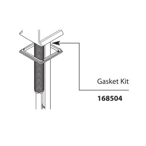 Moen 168504 Moen 168504 Gasket for Single Handle Pull-Down Bar/Prep Faucet