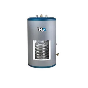 Dunkirk H2OI80EDK Dunkirk H2O Electric Backup Single Coil Indirect Water Heater with 80 Gallon Capacity and 145 Output in Stainless Steel - H2OI80EDK